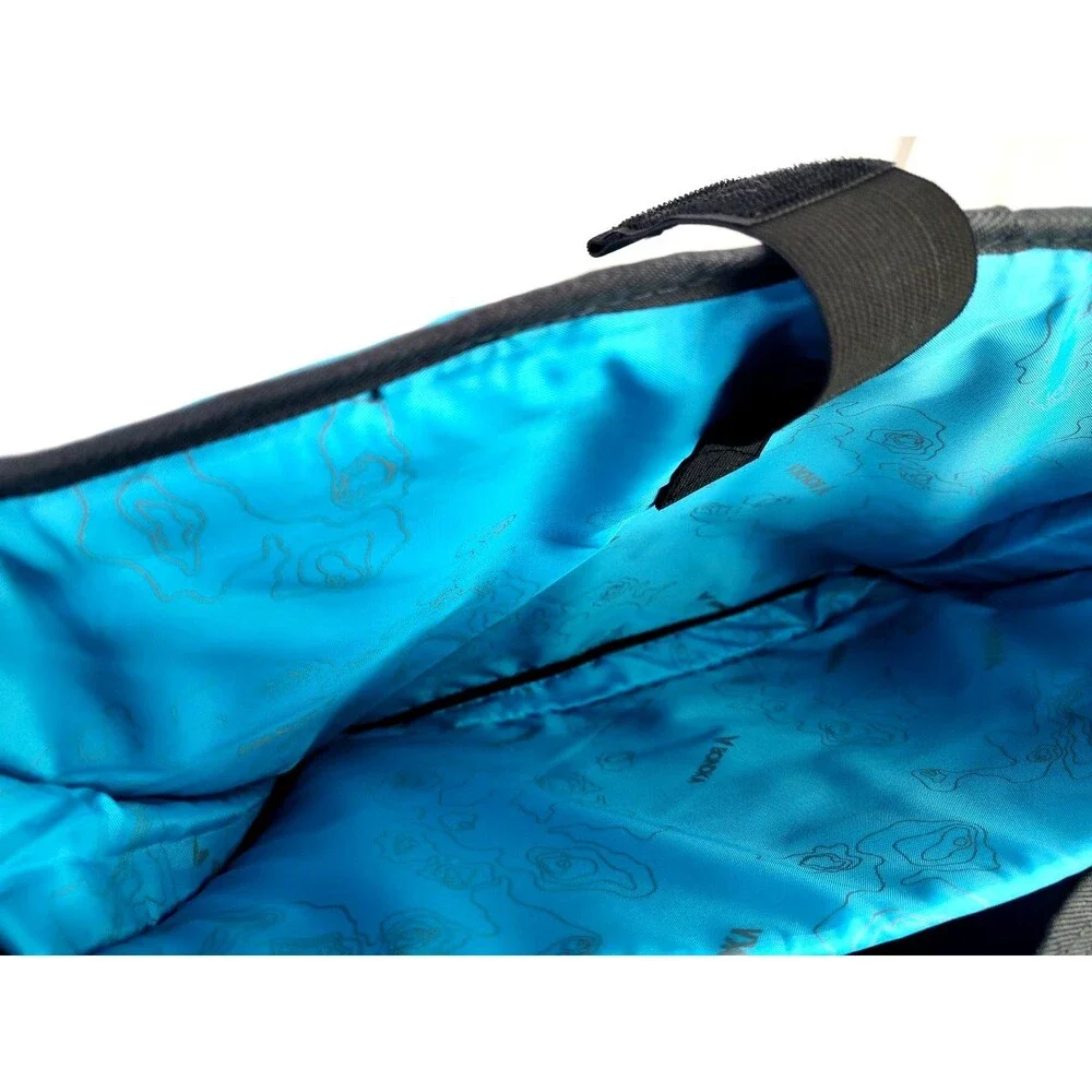 Bondka Cross Body Travel Messenger Bag Laptop & Tablet Padded Black Blue